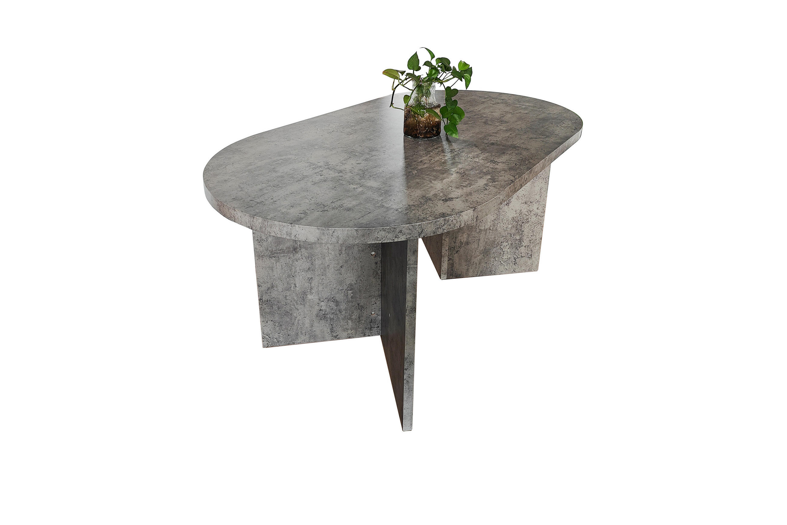 ESSTISCH OVI - Grau, Holz (90/160/75cm) - SAM
