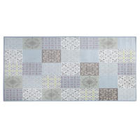 KURZFLOR-TEPPICH Inkaya 150/80 cm - Grau, Kunststoff (80/150cm) - Beliani