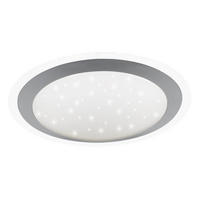 LED DECKENLEUCHTE Metall Weiß - Silberfarben, Metall (34/34/8.5cm) - Wofi