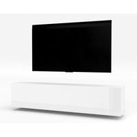 LOWBOARD ZIVOLLI 160 Weiß 160/34/40 cm – TV-Schrank für Wandmontage - Weiß, Holzwerkstoff/Kunststoff (160/34/40cm) - AX Living