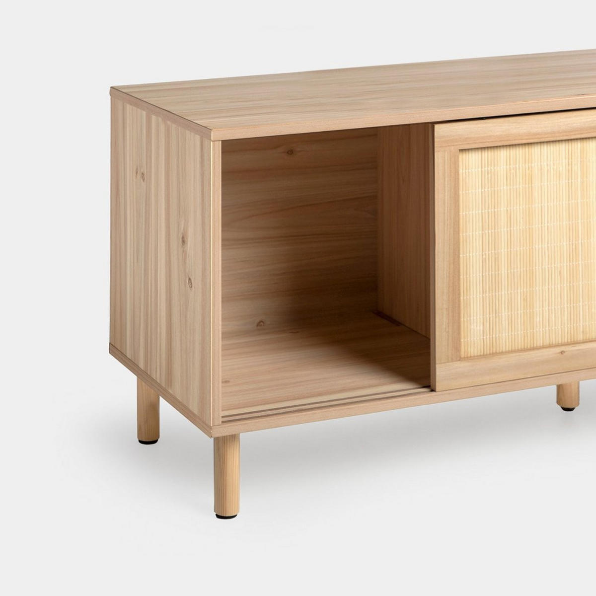 TV-ELEMENT Timor Natürlich 140 cm x 54 cm - Naturfarben, Holzwerkstoff (140/54/40cm) - Klast Home