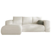 ECKSOFA LAMBI, Creme - Lambi 01 - Creme, Textil (114/266cm) - Moderno Meble