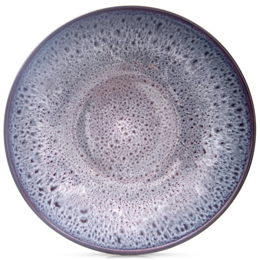 SUPPENTELLER Glaze tief lila - Lila, Keramik (20.5/20.5/6cm) - Orion 