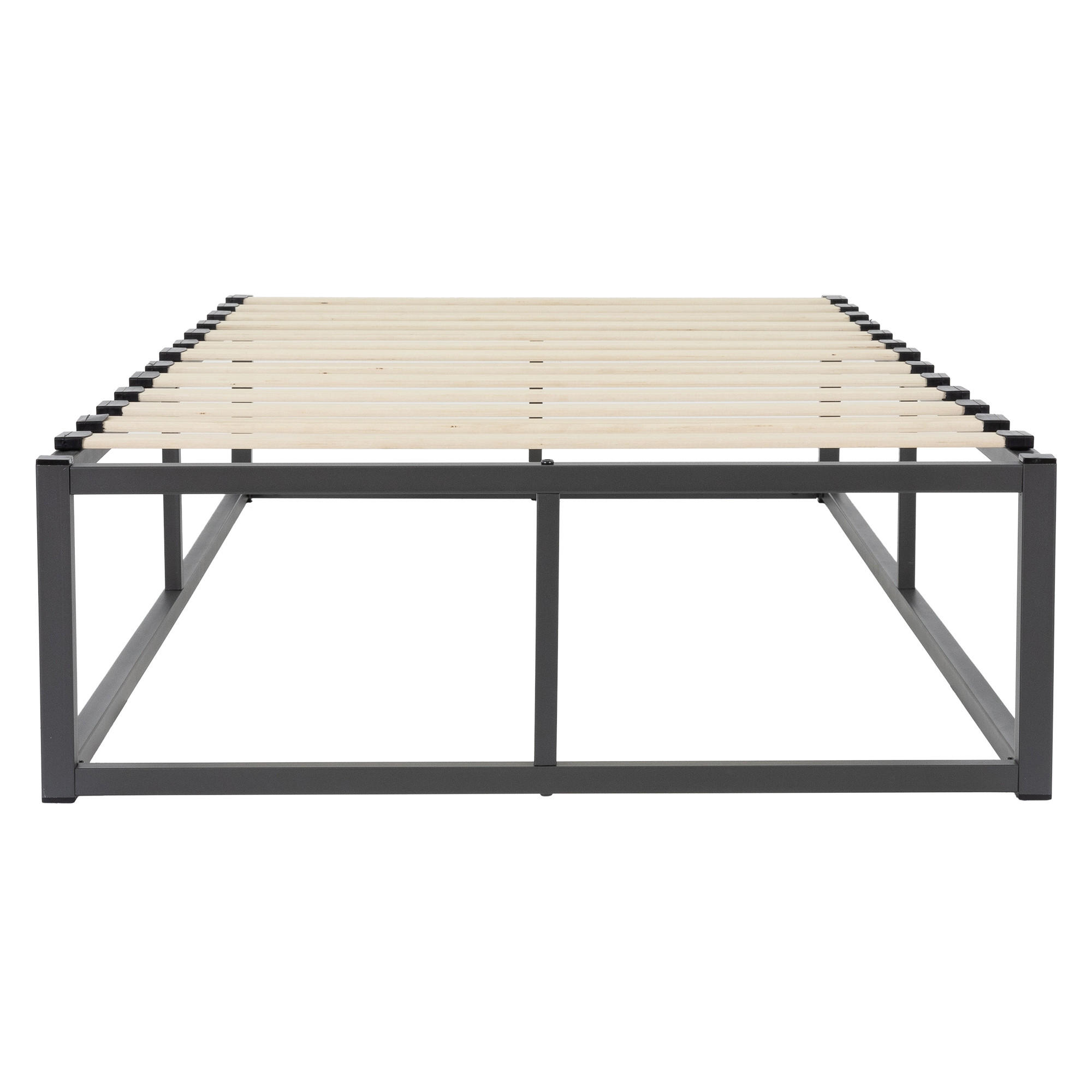 METALLBETT 200/90 cm - Anthrazit, Metall (90/200cm) - ML-DESIGN