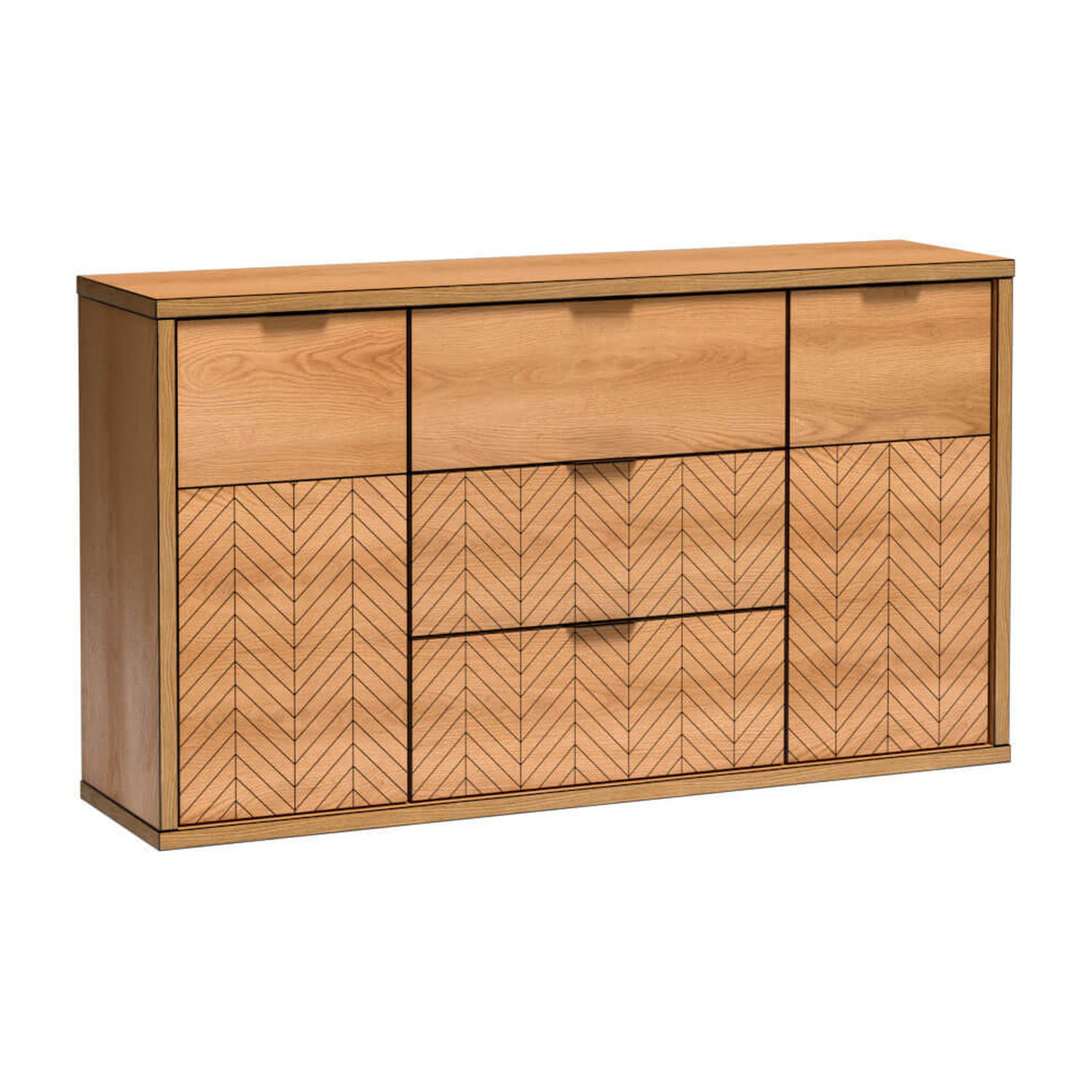 Koseto Kommode Eiche 158x90x40.6 cm