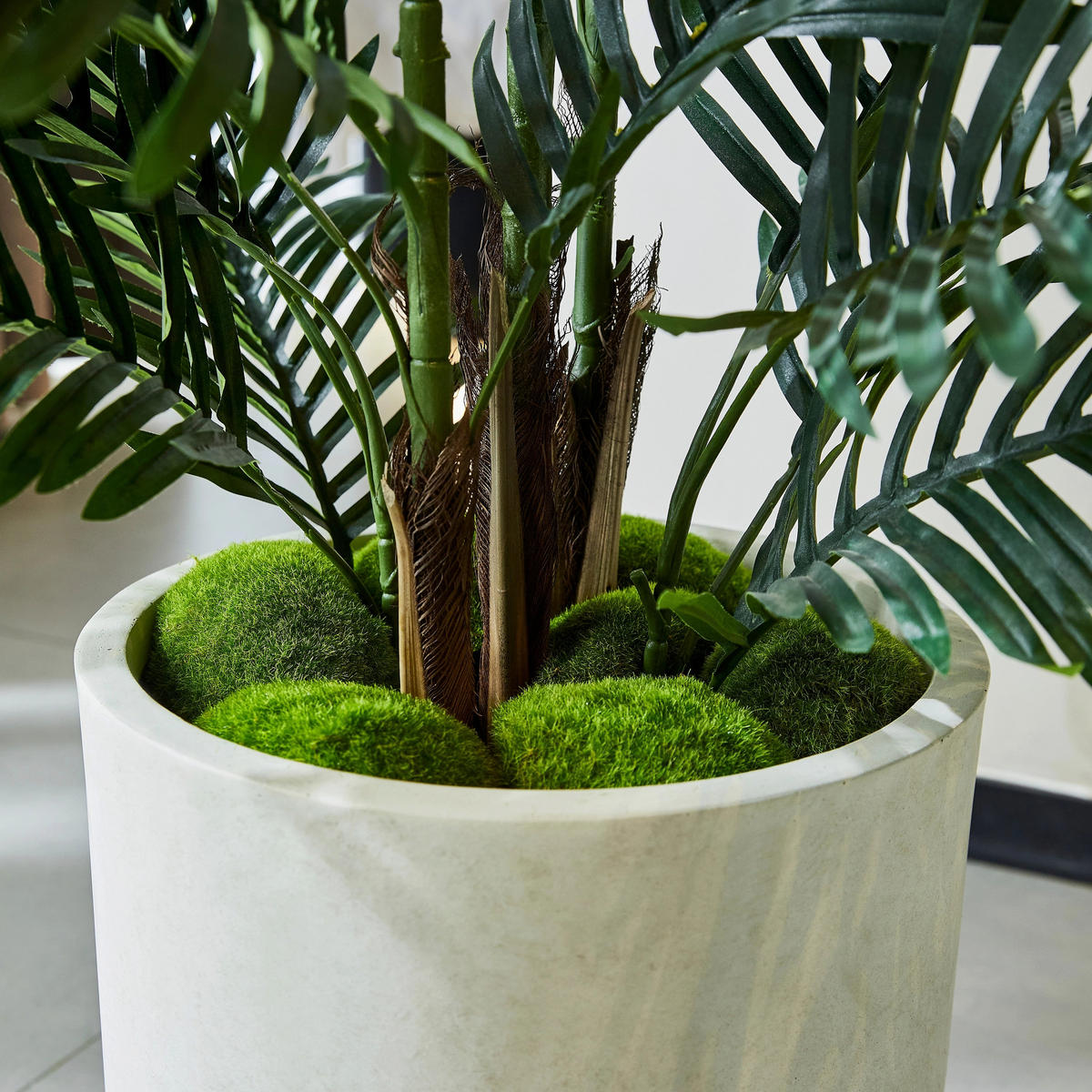 KUNSTBAUM Künstliche Palme – Kaelani 135 cm - Grün, Kunststoff (135cm) - aplanta