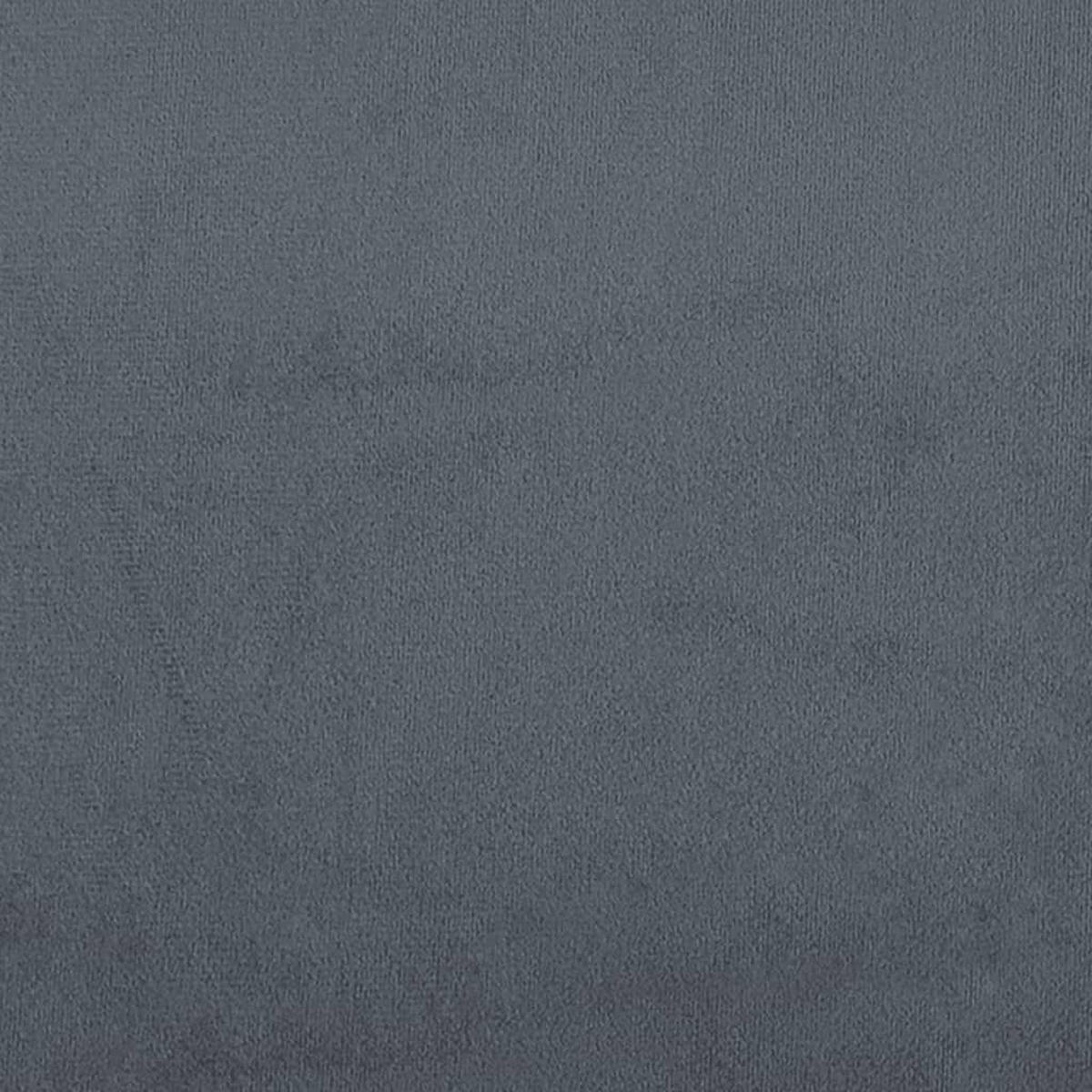 TAGESBETT Dunkelgrau 90/200 Cm Samt - Grau, Textil (90/200cm) - vidaXL