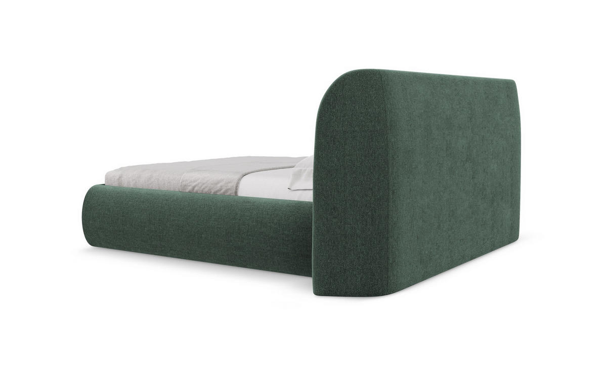 POLSTERBETT mit Bettkasten und Lattenrost 190x215 Violett - Lila/Flieder, Kunststoff/Textil (140/200cm) - Makamii