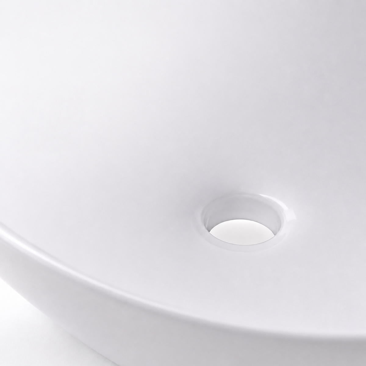 LAVOAR Alb pătrat ceramic fără orificiu pentru baterie - alb, ceramică (42/14/42cm) - Relaxdays
