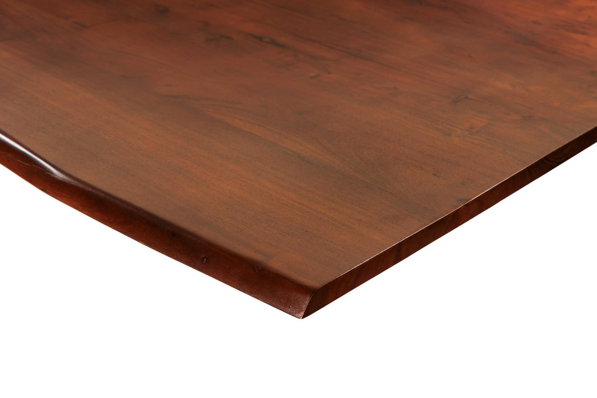 ESSTISCH ROXANA - Kastanienfarben/Beige, Holz (100/200/77cm) - SAM