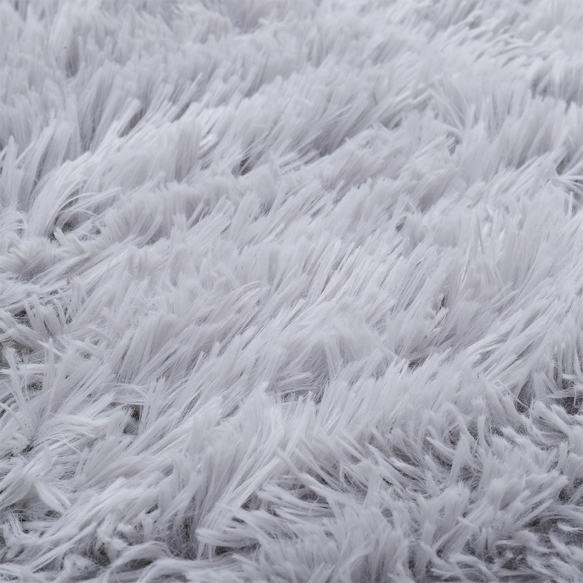 KUSCHELDECKE 130/160 cm Plüsch Kunstfell Hellgrau - Hellgrau, Textil (130/160cm) - Livingandhome