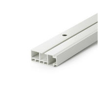 VORHANGSCHIENE SH, 1-läufig, 240 cm, weiß - Weiß, Kunststoff (4.7/1.7/240cm) - SN Deco