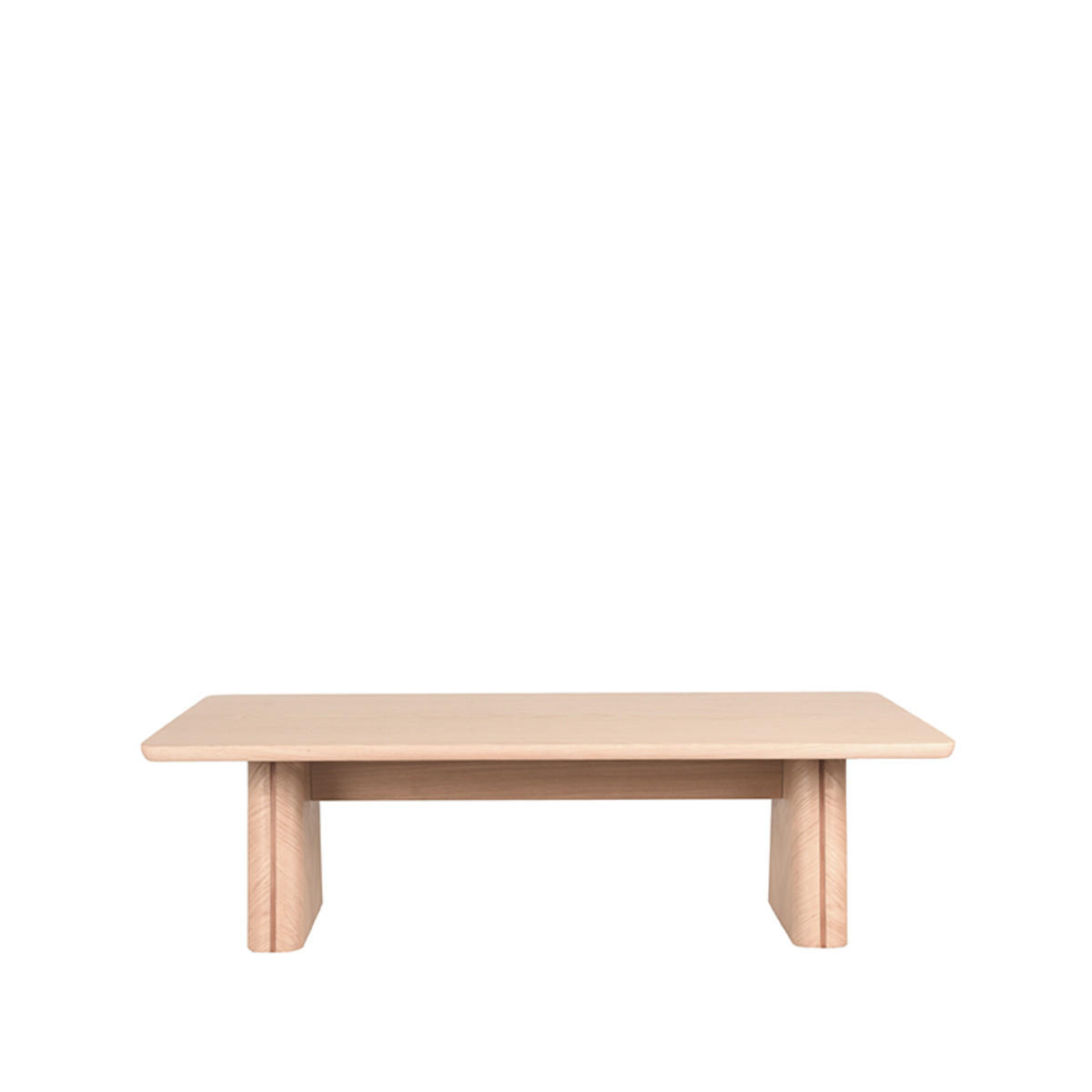 COUCHTISCH Jule Braun 70/140/40 cm - Hellbraun, Holz (70/140/40cm) - LABEL51