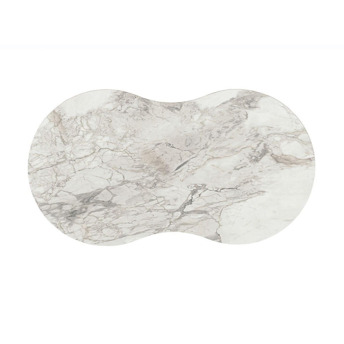 COUCHTISCH moon weiss - Weiß, Holz (99/54/45cm) - Habitat Garten
