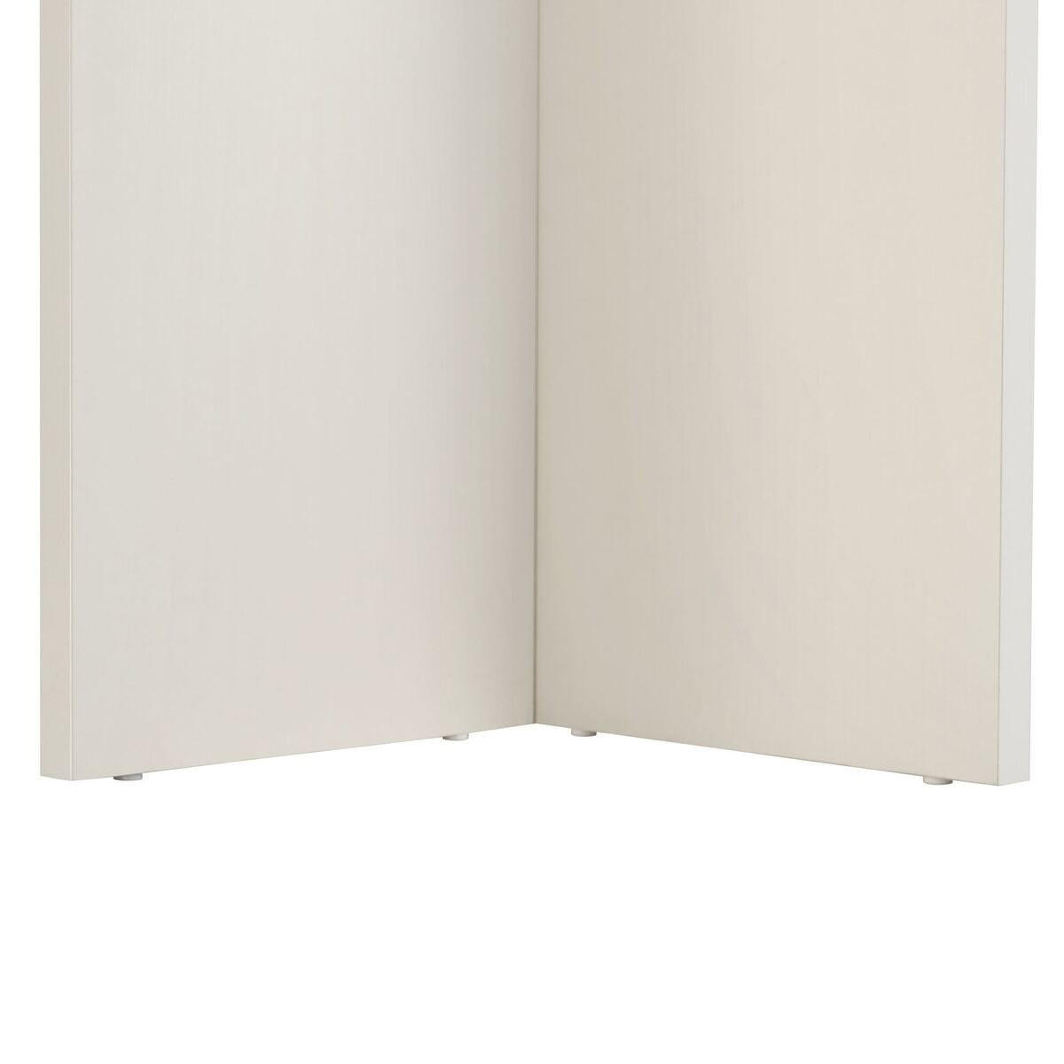 ESSTISCH mit rechteckiger Tischplatte 35/46/180 cm - Eiche Bianco, Holzwerkstoff (96/90/75cm) - Calicosy