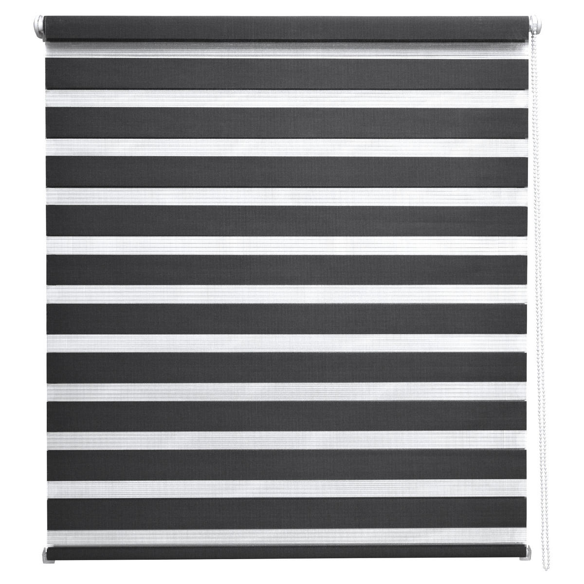 DOPPELROLLO SolDecor DL2 40x150cm Schwarz - Schwarz, Kunststoff (40/150cm) - Sol Royal