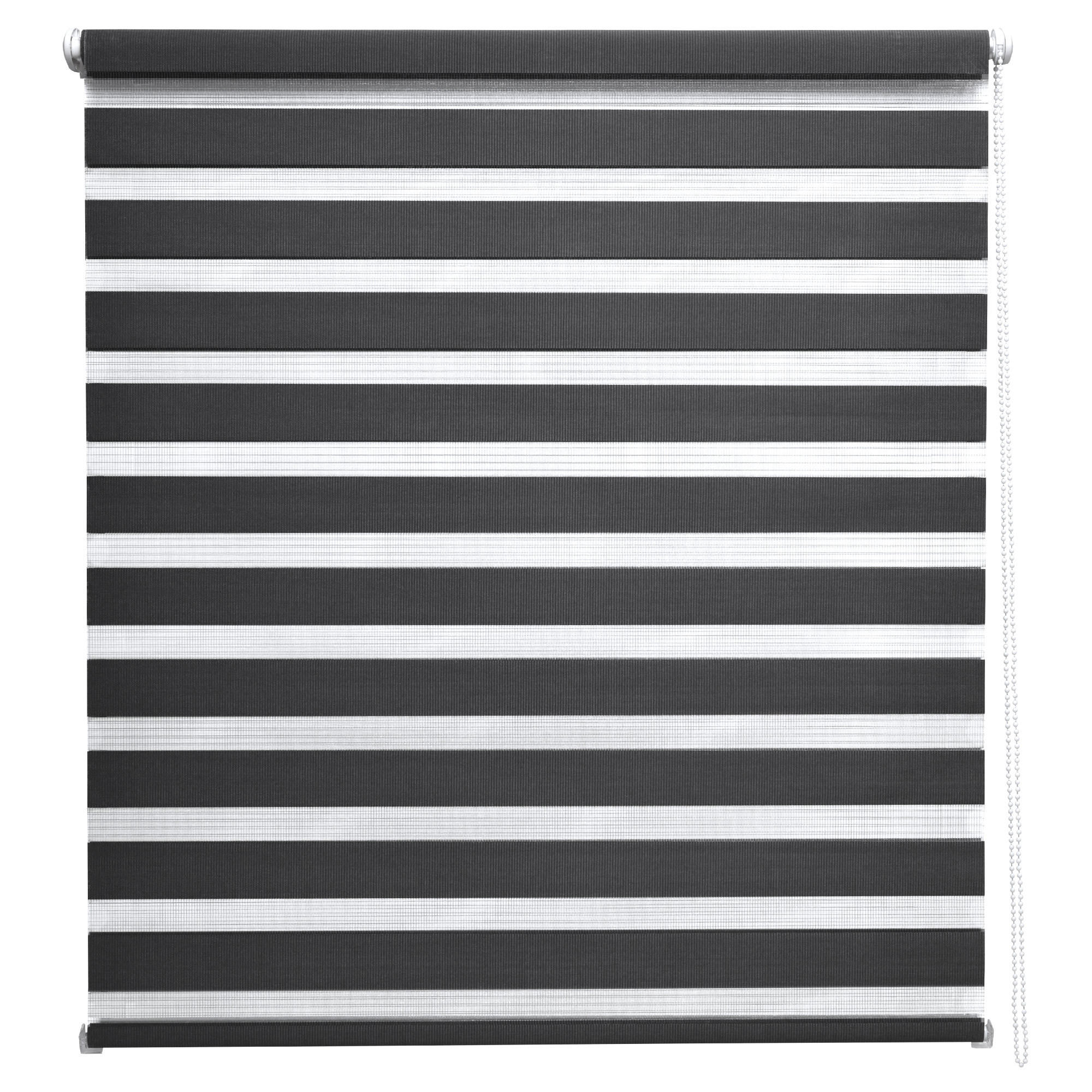 Thumbnail - Sol Royal Doppelrollo, Schwarz, Kunststoff, 40x150 cm, Wohntextilien, Rollos & Jalousien, Rollos, Doppelrollos