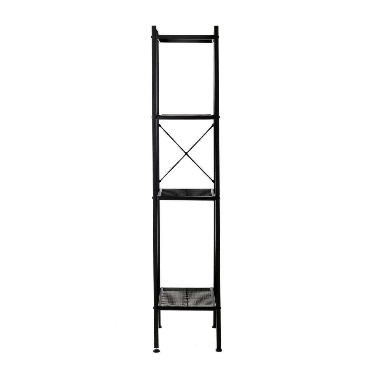 REGAL - Eisen - Schwarz, Metall (30/147/35cm) - home24