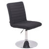 ESSZIMMERSTUHL Evon, Stoff schwarz - Edelstahlfarben/Schwarz, Textil/Metall (44/97/60cm) - TPFLiving