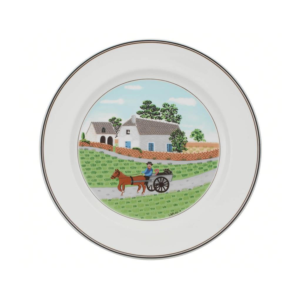 SPEISETELLER BAUER Design Naif bunt ø 27 cm - Multicolor, Keramik (27cm) - Villeroy & Boch