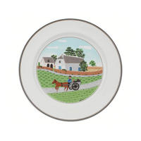 SPEISETELLER BAUER Design Naif bunt ø 27 cm - Multicolor, Keramik (27cm) - Villeroy & Boch
