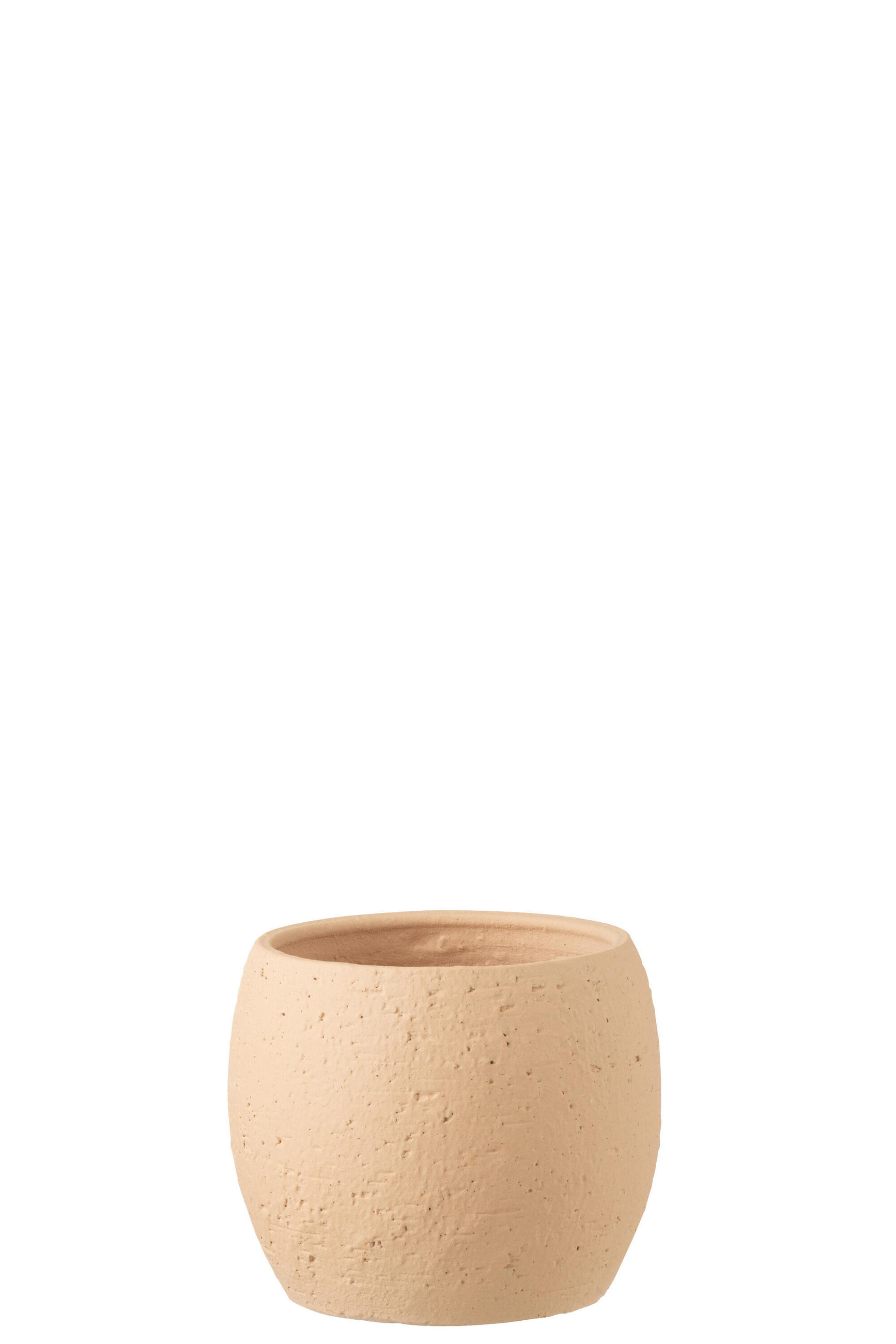 BLUMENTOPF ENYA - Töpferei - Beige - M - Ø 20 cm - Beige, Keramik (20/18cm) - J-Line