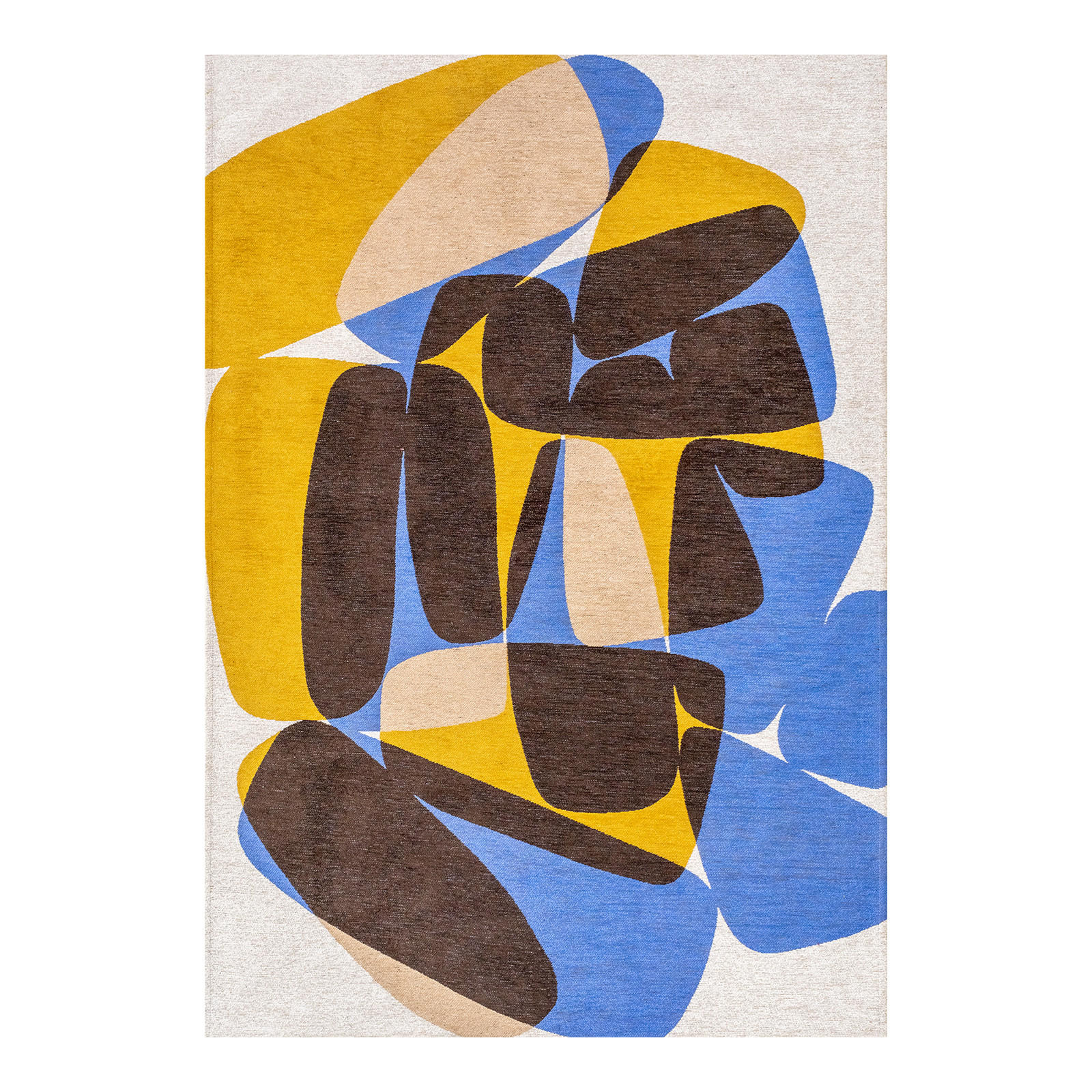 Louis De Poortere Teppich Blau 170x240 cm