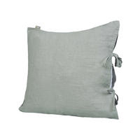 KISSENBEZUG reines Leinen stein-grau 40/40 cm - Grau, Naturmaterialien (40/40cm) - beties Heimtextil