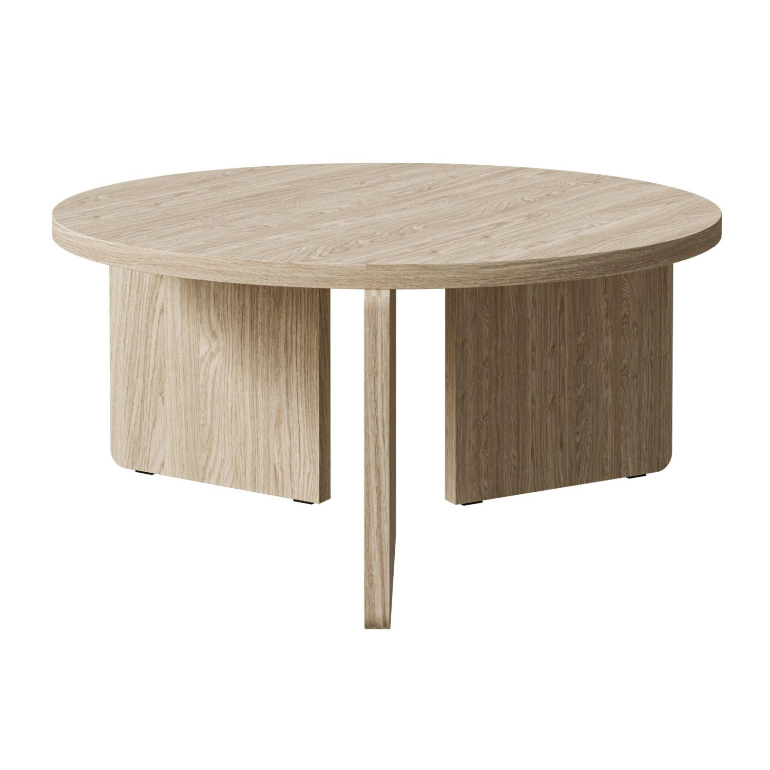 COUCHTISCH Preffines Holzoptik Eiche 85 cm - Beige, Holzwerkstoff (88.5/88.5/40.5cm) - Selsey