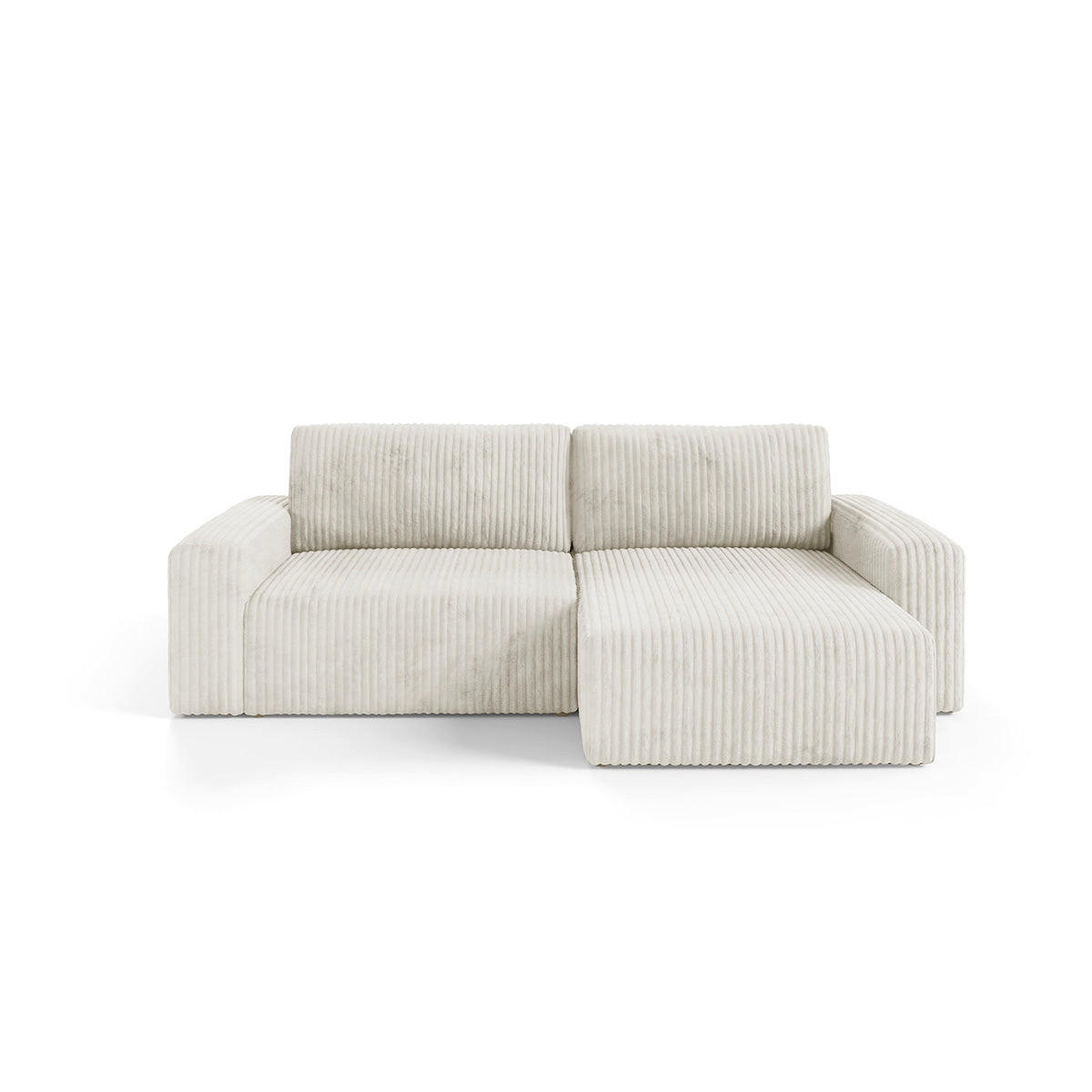 ECKSOFA Angela 3 Sitzplätze Weiß - Weiß, Holz (252/149cm) - Petits-meubles