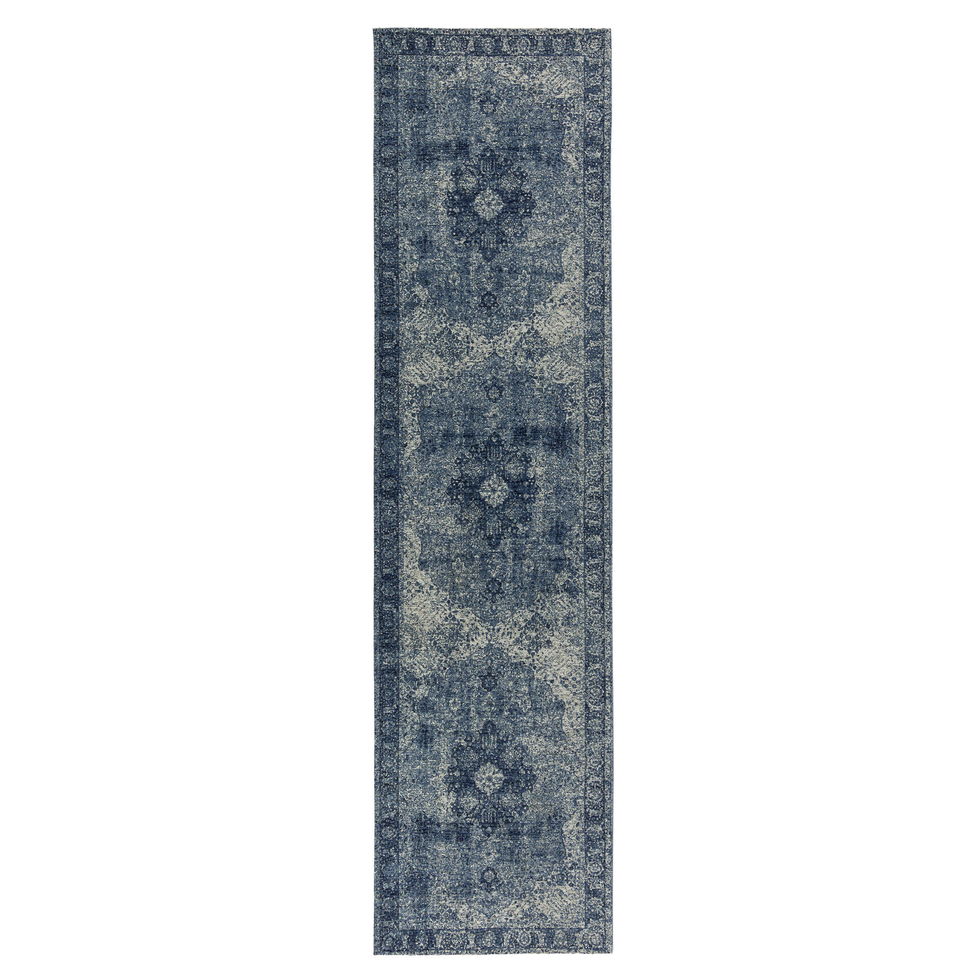 TEPPICH Vintage-Traditionell-Stil COQUET TARA, Blau 60x230 cm - Blau, Textil (60/230cm) - KADIMA DESIGN