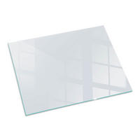 GLASPLATTE für Kamin 80x60 cm Grau - Grau, Glas (80/60/0.4cm) - ArtPrintCave