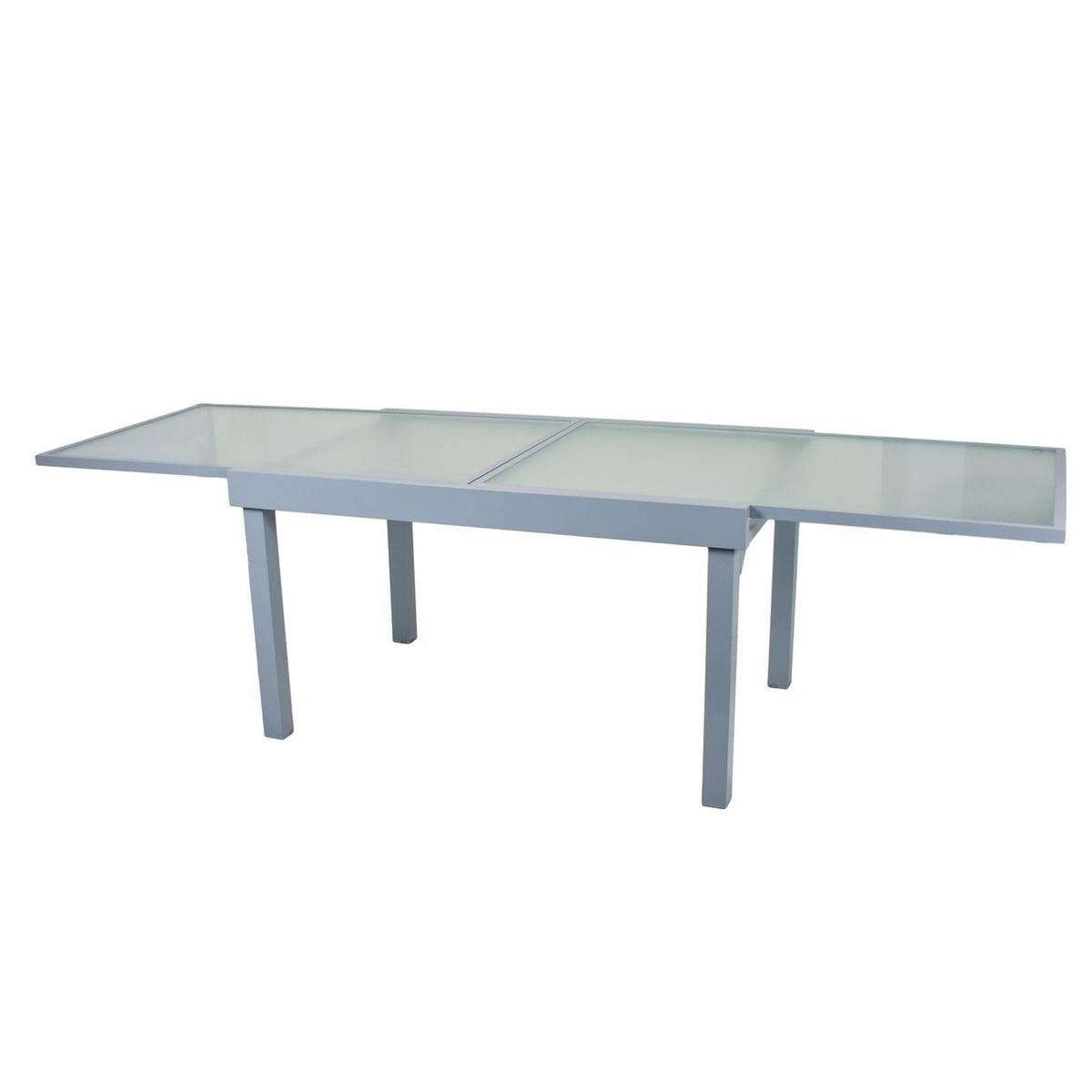 GARTEN-SITZGRUPPE Arno 7-teilig Gartenmöbel-Set - Grau, Metall - DELUKE