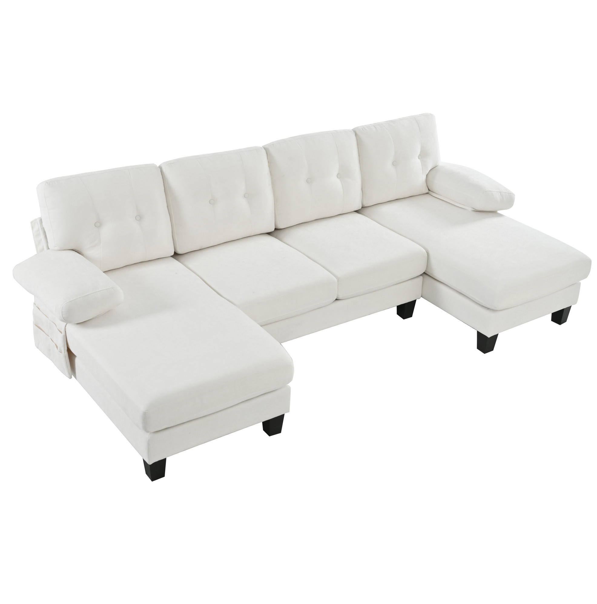 Meubliv Sofa Beige 128x84x242 cm