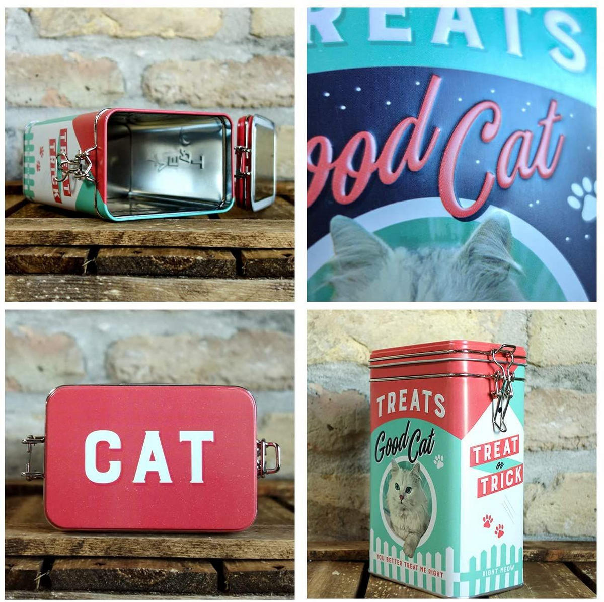 AROMADOSE Animal Club Good Cats - Multicolor, Metall (11/17.5/7.5cm) - Nostalgic-Art