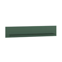 WANDREGAL FORT Grün, Gold 120x22x23 cm - Goldfarben/Grün, Holzwerkstoff (120/23/22cm) - FURNLUX
