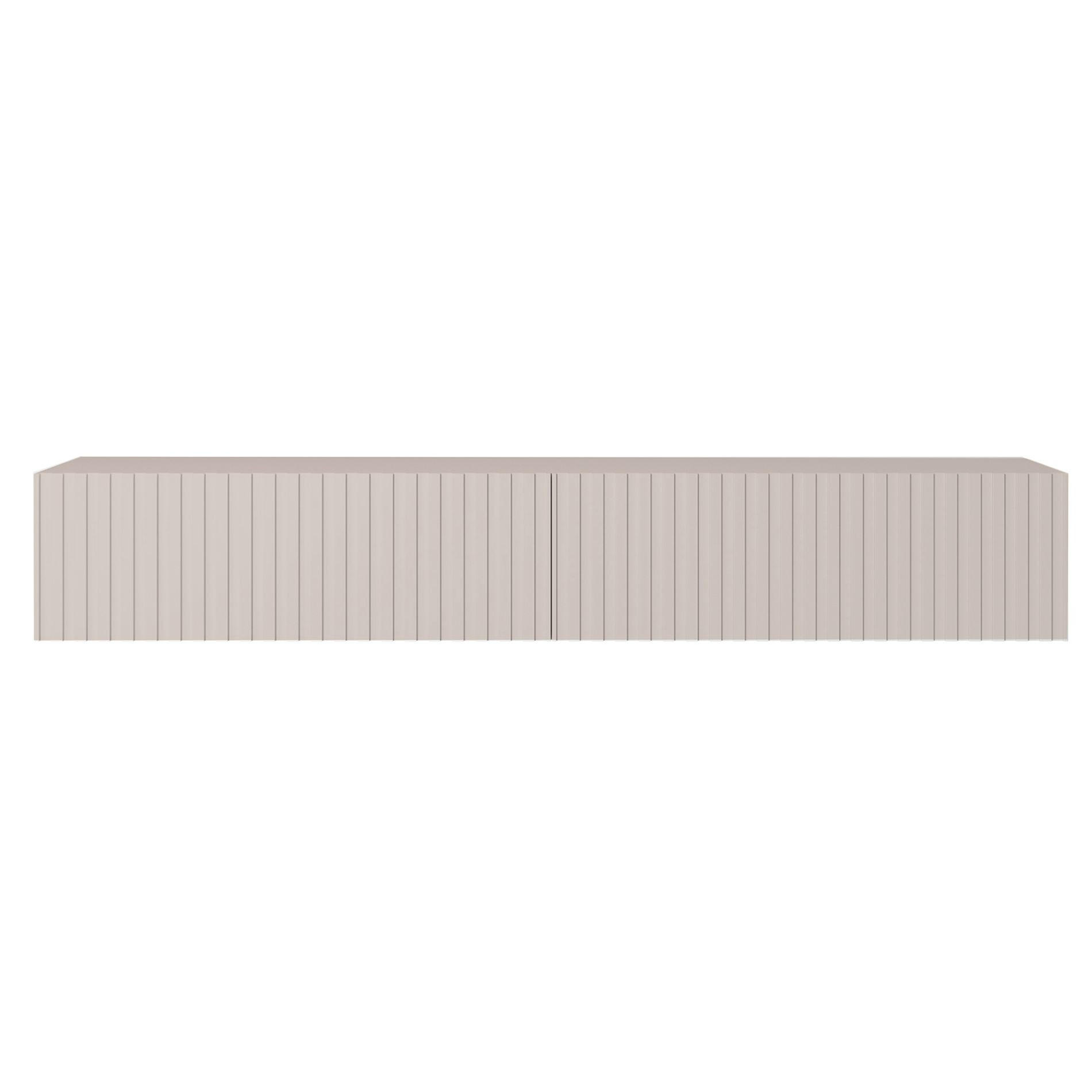 TV-HÄNGEBOARD Telire Greige 138,6 cm - Taupe, Holzwerkstoff (138.6/30/31.6cm) - Selsey