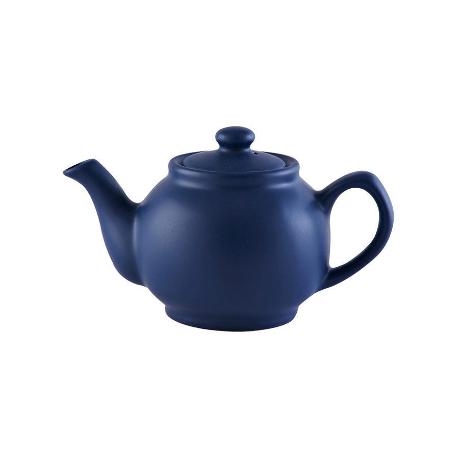 TEEKANNE 450 ml Steingut matt blau, für 2 Tassen - Blau, Keramik (0.36L) - Price & Kensington