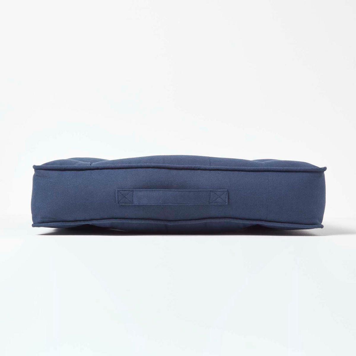 SITZKISSEN mit Aussparung dunkelblau 50/50/10 cm – Entlastungskissen, Baumwolle - Dunkelblau, Textil (50/50/10cm) - Homescapes