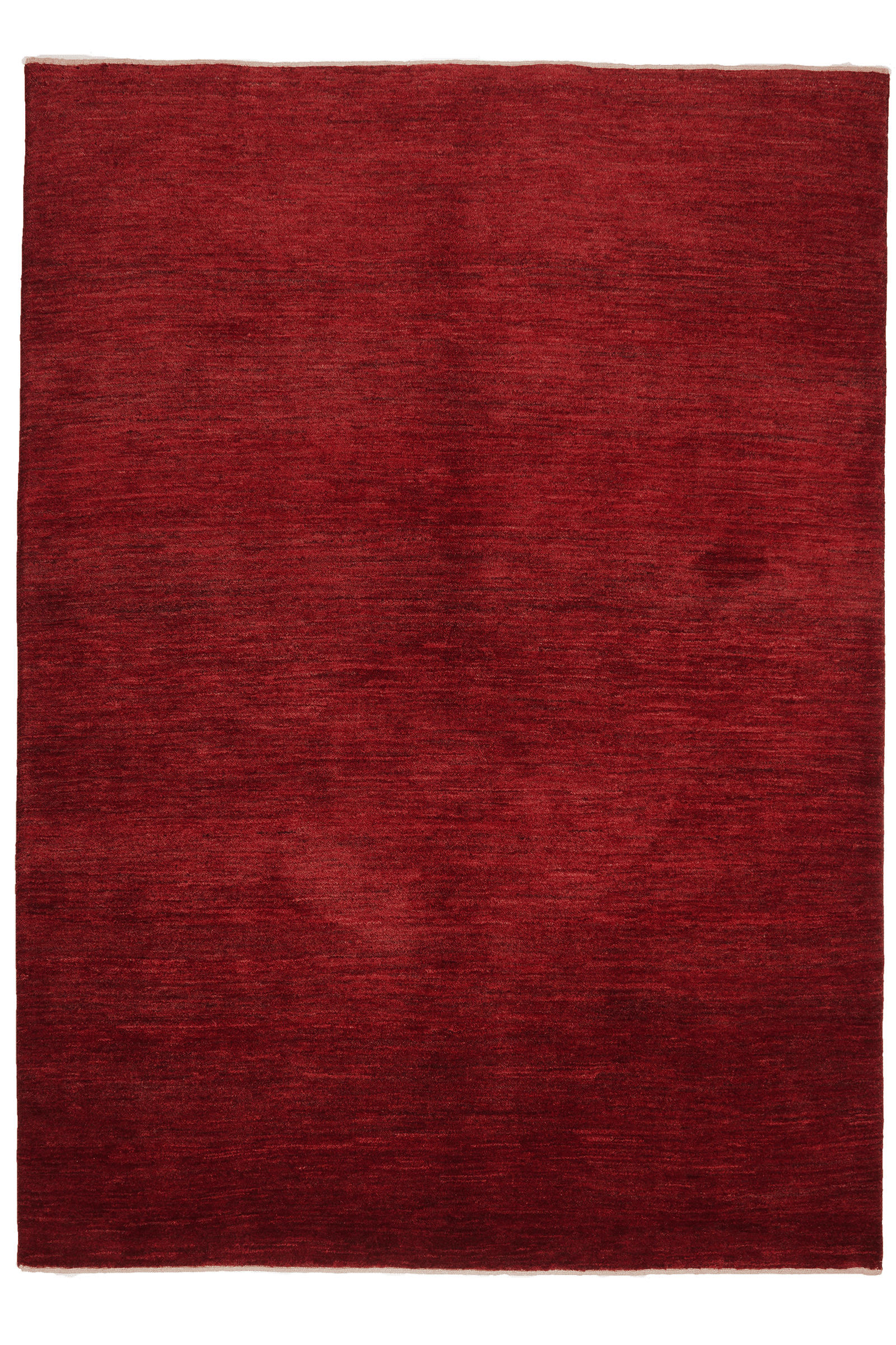 GABBEH-TEPPICH handgeknüpft Rizbaf Rot 208/150 cm Schurwolle - Rot, Textil (150/208cm) - Looma