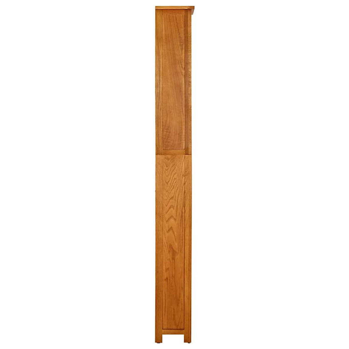 BÜCHERREGAL 7 Fächer 60/22/200 Cm Massivholz Eiche - Braun, Holz (60/200/22cm) - vidaXL