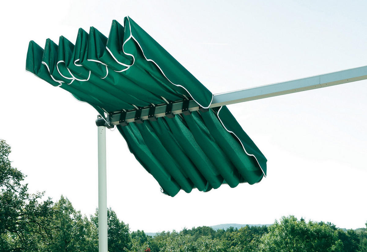 ERSATZDACH Markise Dubai 375x225 cm Grün - Grün, Textil (375/1/225cm) - QUICK STAR