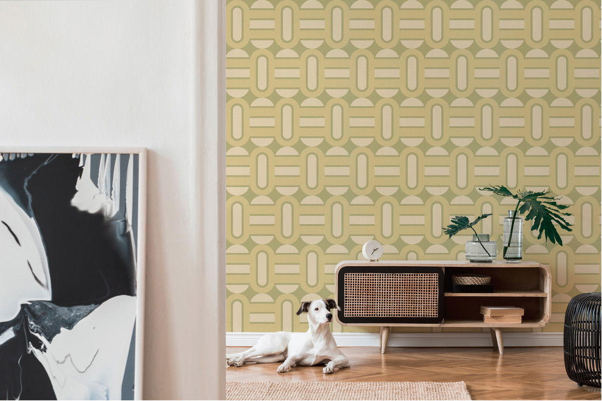 VLIESTAPETE Grün 53/850 cm - Grün, Textil (53/1cm) - KUNSTLOFT