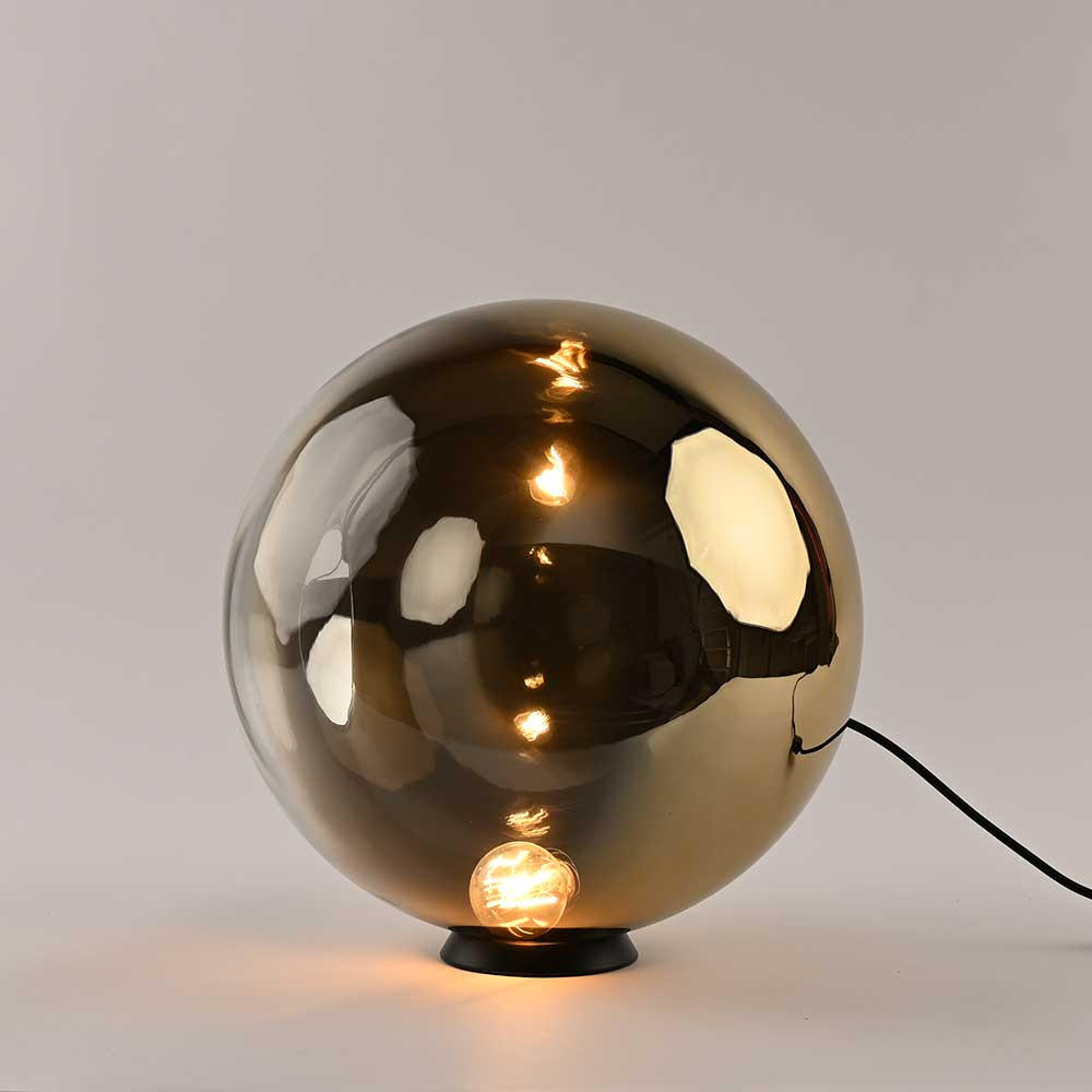 s.luce Tischlampe Gold 40x40x40 cm