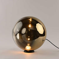 TISCHLAMPE Orb Gold Verlauf Ø 40cm - Goldfarben, Glas (40/40cm) - s.luce