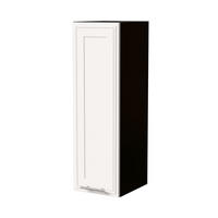 HÄNGESCHRANK Salo W4/30 Schwarz / Weiß Matt 30 / 32,5 / 96cm - Schwarz/Weiß, Holz/Holzwerkstoff (30/96/32.5cm) - Feldmann-Wohnen