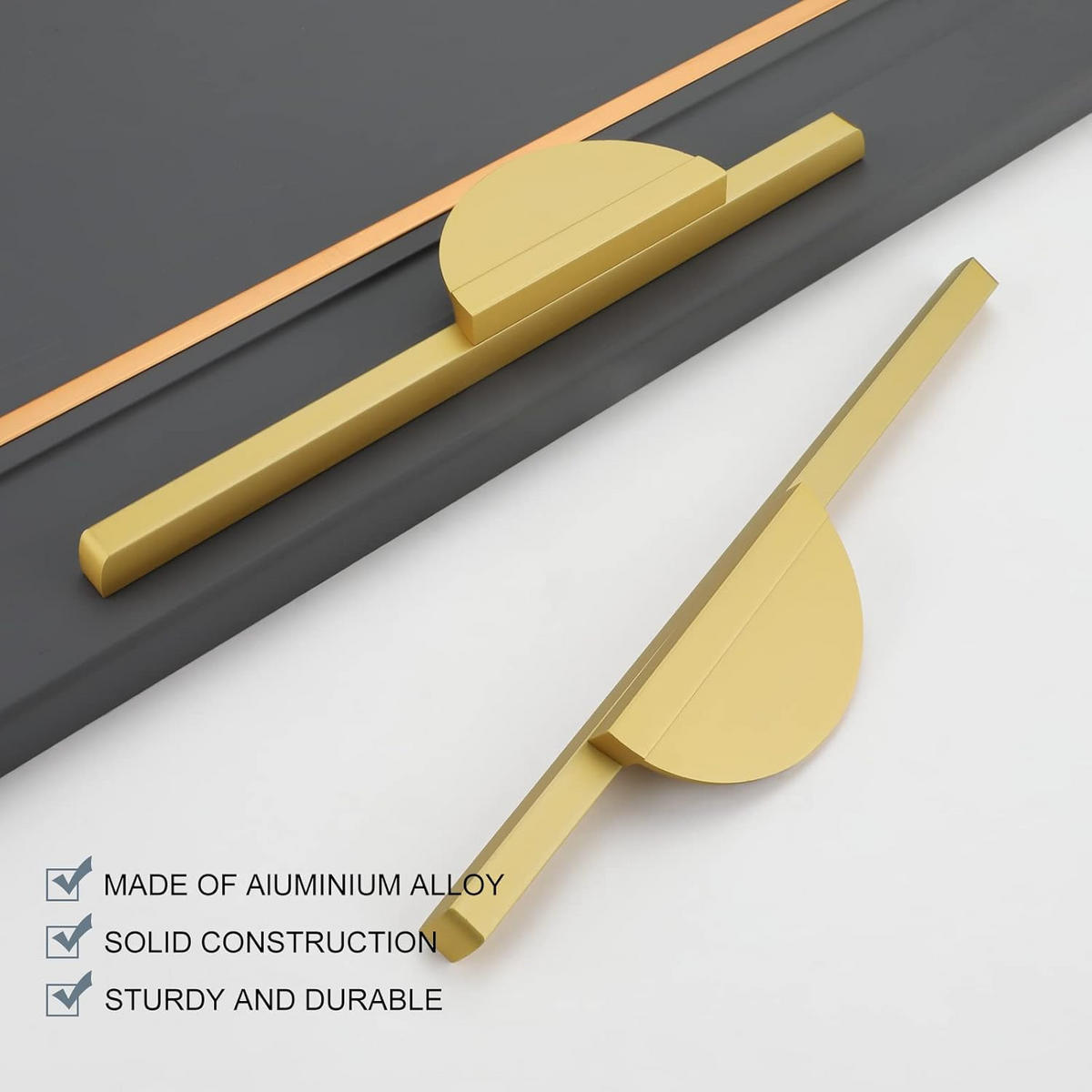 MÖBELGRIFF 2er-Set 128 mm - Goldfarben, Metall (0.4/1/2.3cm)