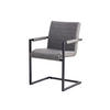 FREISCHWINGER PARZIVO - Schieferfarben/Anthrazit, Leder/Metall (46/84/42cm) - SAM