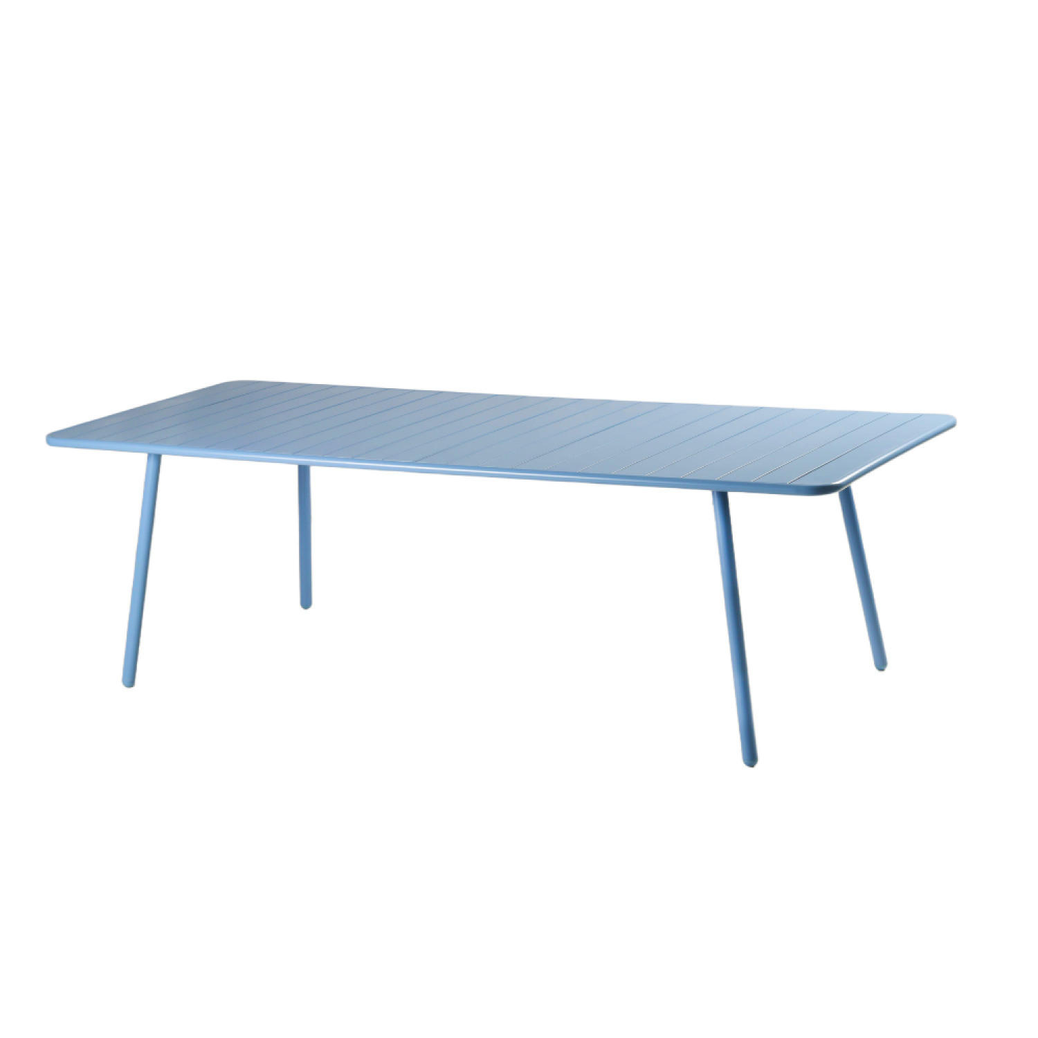 GARTENTISCH Bergame Blau 10-sitzig - Blau, Metall (234/96/72cm) - Concept Usine