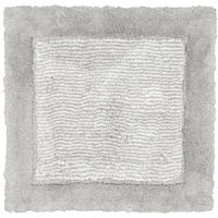 BADTEPPICHE LUXURY HOME TWO-TONE 590 PLATIN - 76 - Grau, Textil (60/60cm) - Cawö